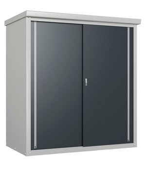 
Dit is een premium tuinkast: is onverwoestbaar, weerbestendig en heeft 10 jaar garantie tegen roestperforatie. Deze uiterst stabiele tuin- en apparatuurkast van aluminium-zink gecoat staal zorgt voor optimale opbergruimte voor uw tuinspullen en apparatuur. Dankzij de hoogwaardige materialen hebben de in hoogte verstelbare planken (2 meegeleverd) een draagvermogen van 55kg/m². Het dak en de meegeleverde vloer zijn uiterst robuust en kunnen tot 200 kg/m² dragen (dak 100 kg/m²). In een onopvallend lichtgrijs (antraciet deurtje) past de kast zich aan elke omgeving aan. Met twee grote, afsluitbare schuifdeuren inclusief cilinderslot (2 sleutels) voor gemakkelijk in- en uitladen.3 belangrijke Voordelen van deze kast op een rij:Absoluut weerbestendig en duurzaam, maar liefst 10 jaar garantie tegen roestperforatieCilinderslot met 2 sleutels om ongenode toegang te voorkomenZeer stabiel en sterk; zelfs tot 100 kg/m2 sneeuwbelasting zou de bovenkant kunnen houdenKenermken:Merk: TrimetalsGewicht: 94 kgKleur: Deur antraciet (RAL7016), buitenwand lichtgrijsExtreem stabiel - 100 kg/m² sneeuwbelastingUniverseel toepasbaarInclusief 2 planken (84x77 cm BxD)Absoluut weerbestendig en duurzaamInclusief bodemplaatCilinderslot met 2 sleutels2 in hoogte verstelbare plankenEenvoudige montage binnen 2 uur10 jaar garantie tegen roestperforatie, 2 jaar algehele garantieGeleverd als bouwpakket voor eenvoudige zelfmontagelengte: 98 cmBreedte: 172cmHoogte: 187cmGewicht (kg): 94 kgExterne afmetingen: 98 x 176 x 186,5 cm (BxDxH)Fabrieksgarantie*Afmetingen deur: 170x85 (HxB)Verzendafmetingen (LxBxH) 125x80x200cm - Afmeting: - Kleur: Grijs - Materiaal: Metaal