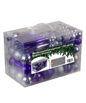 
Uitgebreide set met valbestendige/breukveilige kunststof kerstballen, piek en parelsnoer. Geschikt voor binnen en buiten gebruik. Set 130-delig in de kleuren kleur Zilver met Paars. Elke decoratie is gemaakt van hoogwaardig, duurzaam plastic, waardoor ze licht van gewicht en onbreekbaar zijn – perfect voor gezinnen met kinderen of huisdieren. De kerstballen zijn verkrijgbaar in verschillende afwerkingen: glanzend voor een stralende glans, mat voor een ingetogen elegantie, en glitter voor die extra sprankeling die het licht prachtig vangt.Breng de magie van de feestdagen naar je huis met de exclusieve kerstballen set van 4seasonz. Deze hoogwaardige kerstdecoratie set bevat zorgvuldig ontworpen ballen die jouw kerstboom een elegante en feestelijke uitstraling geven. Met een scala aan klassieke en moderne kleuren zijn deze kerstballen perfect voor elk type interieur.Kenmerken:Design: Gemaakt van kunststof materialen voor een stijlvolle uitstraling die jarenlang meegaat.Veilig en Duurzaam: Onbreekbare kunststof, ideaal voor huishoudens met kinderen of huisdieren.Verschillende Kleuren en Afwerkingen: Glanzend, mat en glitter afwerkingen voor een rijke mix van texturen en kleuren.Handig te Gebruiken: Inclusief ophanghaken en een herbruikbare bewaardoos voor gemakkelijke opslag.Met de extra's zoals de kralenketting en kerstpiek voeg je direct een samenhangend en stijlvol thema toe aan je kerstboom. De pegels zorgen voor een extra decoratieve touch die perfect aansluit bij de klassieke kerststijl. Deze complete set wordt geleverd in een handige opbergdoos, zodat je elk jaar eenvoudig kunt genieten van een perfect versierde boom.Maak je feestdagen extra speciaal en creëer een onvergetelijke sfeer met deze luxe set van kerstdecoraties! Met de aanschaf van deze doos heb je meteen de hele boom vol. Productkenmerken:Materiaal: Kunststof dus breukveilig130 delige set compleet met piek en parelsnoerGeschikt voor binnen en buiten gebruikMeerdere kleuren beschikbaar, dus je kunt combineren. Diverse kerstbal doorsnedes, zie onderstaande overzicht.130 stuks verdeeld over de volgende maten:3cm Ø x 36 Stuks4cm Ø x 30 Stuks5cm Ø x 24 Stuks6cm Ø x 18 Stuks7cm Ø x 12 Stuks8 Ijspegels 6cm1 Piek, 11cm1 parelsnoer 3,6 meterWaarom kiezen voor 4seasonz?4seasonz staat bekend om zijn stijlvolle en duurzame kerstdecoraties, waarmee je jaar na jaar de feestdagen op een stijlvolle manier viert. Of je nu kiest voor een klassiek kerstthema of een modern tintje aan je boom wilt toevoegen, deze kerstballen set is een veelzijdige keuze.Maak je kerst onvergetelijk met de kerstballen van 4seasonz – de perfecte toevoeging aan je feestelijke decoratie!Kunstof kerstballen, plastic kerstballen, kerstdecoratie, kerstversiering - Afmeting: - Kleur: Paars - Materiaal: Plastic