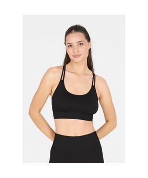 
Athlecia Training Lange broeken van het materiaal en in de kleur 999 Black/black/white.