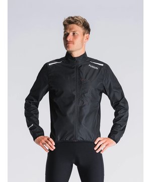 
Fusion Running Hardloopkleding Runningjacks en sweats van het materiaal en in de kleur Zwart.