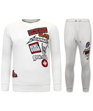 De laatste maten van dit topitem uit onze LF Amsterdam outlet, scoor je met een flinke korting. Het is altijd LF Amsterdam sale in de Herenkleding Outlet outlet op V&D.
Exclusieve Joggingpak Heren - ICON Rocks - Wit - <p><strong>Specificaties:<br /></strong>- Exclusieve Joggingpak Heren<br />- ICON Rocks<br />- Kleur: Wit<br />- Artikel code: 11-6508W <br />- Seizoen: Voorjaar / Najaar<br />- Zakken Vest: 2 Steekzakken<br />- Mouwen: Lange Mouw<br />- Zakken broek: 2 Steekzakken<br />- Kwalitatief Hoogwaardige Afwerking<br />- Materiaal: 84% Katoen en 16% Polyester<br />- Weefsel: Dun geweven<br />- Pasvorm: Slim Fit<br />- Pasvorm broek: Slim Fit<br />- Wasvoorschrift: Machinewas 30 graden, Binnenste buiten wassen (Niet in de droger)<br />- Beschikbare maten: S - M - L - XL - XXL </p>
<p><span style="vertical-align: inherit;"><strong><b>Local Fanatic</b></strong>is een jong merk voor modebewuste mannen die aandacht besteden aan kleding en uiterlijk met de Allure en Glamour. Kenmerkend van het merk zijn de zeefdruk- en digitaal prints die gegarandeerd staan voor kwaliteit van vooruitstrevende stoffen in Italiaanse pasvormen.</span></p>