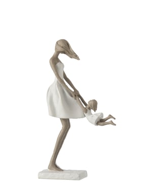 
Shop dit prachtige artikel van J-LineMOEDER SPELEND MET DOCHTER POLY WIT/TAUPE is gemaakt en ontworpen door het Belgische bedrijf J-Line.De belangrijkste kenmerken van het artikel zijn als volgt:Kleur: WitProduct Lengte: 18Product Breedte: 8Producht Hoogte: 31.5Gewicht: -0.5J-line by Jolipa, dé trendsetter in interieur en decoratieOnze passie voor interieur kent geen grenzen. Al van in het prille begin, in 1978, gingen we steeds op zoek naar de nieuwste trends en ontwikkelingen over de hele wereld. Door onze passie voor decoratie en interieuraccessoires is J-line by Jolipa dé referentie geworden in interieur en decoratie. Daar zijn verschillende redenen voor. - Afmeting: 8 x 19 x 31,5 - Kleur: Wit - Materiaal: Kunststof