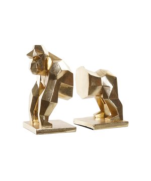 
Fleur je boekenkast op met de Boeken standaard Origami Gorilla van CASA DI ELTURO. Deze Goudkleurige Gorilla valt goed in de smaak bij designliefhebbers. Boeken standaard Origami Gorilla is gemaakt van Polyresin. Styling tip: Probeer uit wat jij mooier vindt staan: de boeken liggend of staand tussen de gouden boekensteun. MATERIAAL: Polyresin KLEUR: Goud AFMETING: L24x  B12,5 x  H15 CM GEWICHT: 950 gram Merk: CASA DI ELTURO Materiaal: Polyresin Kleur: Goud