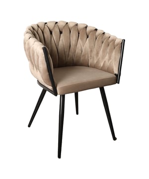 
De Wave-stoel is vernoemd naar het prachtige weefpatroon in de omsluitende rugleuning. Deze stoel is een moderne luxe eyecatcher in je interieur, een opvallende verschijning met een uniek design dat zeker tot een gesprek zal leiden onder je dinergasten. Hang je graag lang aan de eettafel, dan is de Wave stoel de perfecte keuze. Het schuimkussen van 5 cm en de comfortabele rugleuning creëren de perfecte zitpositie voor lange avonden aan tafel. De Wave stoel is verkrijgbaar in vijf opvallende kleuren: Zwart, Zandwit, Donkergrijs, Koper en Olijfgroen. Levering: 1-3 werkdagen MATERIAAL: Velvet, Metaal BEKLEDING: Velvet KLEUR: Zand Wit ONDERHOUDSVOORSCHRIFTEN: Met een vochtige doek afnemen. Erna afdrogen met een droge doek. AFMETING: Breedte: 60 CM Diepte: 54 CM Hoogte: 78,5 CM Zithoogte: 48 CM Armhoogte (voor): 70 CM Merk: CASA DI ELTURO Materiaal: Metaal Kleur: Beige