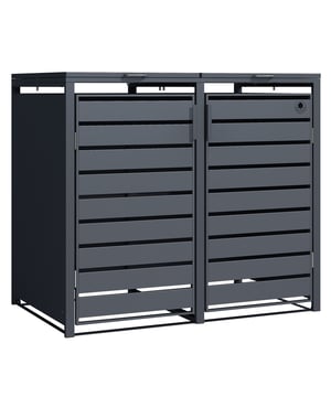 
Op zoek naar een stijlvolle manier om je afvalcontainers weg te werken? De Container ombouw van 4gardenz® is dé oplossing voor jou als je 2 of 4 containers hebt! Je kunt de set namelijk aan elkaar koppelen. Uiteraard kun je de set ook combineren met een 1-delige ombouw als je 3 kliko containers hebt. Deze modulaire ombouw past perfect bij standaard vuilnisbakken (60, 120, 240 liter) en kan eenvoudig worden uitgebreid. Gemaakt van hoogwaardig gegalvaniseerd staal met weersbestendige coating en een RVS 304 deurframe, is deze ombouw niet alleen duurzaam maar ook prachtig afgewerkt. Met gasveren en dempers voor probleemloos openen en sluiten. Ontdek zelf het gemak van deze ombouw en bestel vandaag nog! Met een eenvoudige montage en 3 jaar garantie ben je verzekerd van kwaliteit.Geschikt voor alle standaard vuilnisbakkenOnze container ombouw van 4gardenz®is perfect geschikt voor alle standaard vuilnisbakken, of je nu een 60, 120 of 240 liter formaat hebt. Geen gedoe meer met lelijke afvalcontainers in je tuin, maar een stijlvolle oplossing die past bij elke maat.Modulair te combineren/uit te breidenHeb je meer dan twee kliko vuilnisbakken? Geen probleem! Onze containerombouw is modulair en kan gemakkelijk worden gecombineerd of uitgebreid om te passen bij jouw behoeften. Voeg gewoon extra modules toe en creëer een perfect passende opbergoplossing voor al je afvalcontainers.Gemakkelijk openen en sluiten dankzij gasverenHet openen en sluiten van de deksel van onze container ombouw is een eitje, dankzij de gasveren en dempers als je hem laat zakken. Geen gedoe meer met zware deksels of moeilijke sluitingen, maar een soepele en gemakkelijke ervaring. Doe het deksel open en sluit het met één hand, zonder enige moeite. De deur gaat makkelijk open en sluit magnetisch. Specificaties:Set Combinaties voor 2 containersGeschikt voor alle standaard vuilnisbakken (60, 120 & 240 liter)Nette / stijlvolle oplossing voor afvalcontainersModulair te combineren/uit te breiden als je meer kliko’s hebtMateriaal plaatdelen: gegalvaniseerd staal met weersbestendige coatingMateriaal deurframe: RVS 304Gemakkelijk te openen en te sluiten dankzij gasverenDeksel valt zacht dicht door de dempers die de deksel opvangenDeksel en bakdeksel gaan tegelijk open na bevestiging van het meegeleverde touw aan de containerdekselMagnetische deur om eenvoudig de container eruit en erin te rijdenVloermontage dus hij kan niet wegwaaienUitstekende afwerking door hoogwaardig materiaalgebruikVerkrijgbaar in verschillende uitvoeringenAfmeting container ombouw: ca 80x132x116 cmEenvoudige montage met meegeleverde handleidingMerk: 4gardenz®3 jaar garantieKleur: Anthracite RAL7016Bijpassende pakket brievenbusWe hebben in gelijke kleur ook een pakketbrievenbus, zodat alles netjes gematched is:8720572204898   -  4gardenz® Staande Pakketbrievenbus XL - Pakketbox - Antraciet - Afmeting: - Kleur: Grijs - Materiaal: Metaal