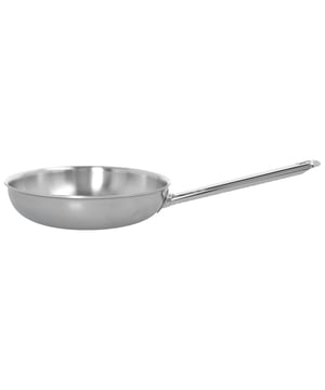 
<p><strong>Korte omschrijving Demeyere Athena 5 - Koekenpan - 20 cm</strong></p>
<ul>
<li>Ontwikkeld en vervaardigd in België</li>
<li>5-lagenmateriaal tot aan de rand geeft je uitstekende warmteverdeling</li>
<li>Geschikt voor alle kookplaten, inclusief inductie, en de oven</li>
<li>Silvinox® technologie - je roestvrijstalen kookgerei verkleurt niet en is eenvoudig te reinigen</li>
<li>Roestvrij staal bakoppervlak voor levenslang knapperige bakprestaties</li>
<li>Ergonomische gelaste grepen uit roestvrij staal: stevig en extra hygiënisch</li>
<li>Kan probleemloos in de vaatwasser</li>
<li>30 jaar garantie op productiefouten bij huishoudelijk gebruik</li>
</ul>
<p><strong>Uitgebreide omschrijving</strong></p>
<p>Op zoek naar een stevige pan waarmee het goed en aangenaam bakken is? Reken op deze Athena 5 koekenpan van 20 cm doorsnede. Week na week, jaar na jaar. Hiermee geef je steaks en kippenfilets een heerlijk korstje zonder dat ze uitdrogen. De aanbaksels kun je deglaceren voor een heerlijk jus. Aardappelschijfjes worden in deze pan mooi krokant gebakken. Worstjes, satés en veggieburgers bereid je met gemak en extra smakelijk. Deze pan laat zich makkelijk hanteren en is tot aan de rand opgebouwd uit 5-lagenmateriaal. Die solide ombinatie van legeringen verdeelt de warmte goed zodat je gelijkmatig en gecontroleerd kunt bakken. Zelfs op een lage stand. Bijzonder geschikt voor alle kookplaten, inclusief inductie. Zodra je pan voldoende opgewarmd is, kun je het fornuis een stand lager zetten. De juiste baktemperatuur blijft behouden, zo bespaar je energie. Ook handig: de stevige, gelaste steel blijft lang koel. Dankzij de speciale Silvinox® technologie verkleurt het roestvrije staal niet en krijg je het telkens moeiteloos weer blinkend schoon. Durf je al eens met mes en vork in de pan te zitten? Dit solide model kan er tegen. Met deze mooie meerwaarde wordt koken nog meer genieten.</p>
<p> </p>
<ul>
<li>Gewicht: 730 gram</li>
<li>Breedte: 21,2 cm</li>
<li>Hoogte: 4,5 cm</li>
<li>Diameter bovenaan: 20 cm</li>
<li>Bodemdiameter: 14 cm</li>
</ul>
<p> </p>
<p><a href="https://www.vdgardewarenhuis.nl/brands/demeyere/">Bekijk hier alle producten van Demeyere.</a></p>