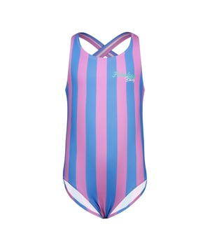 
B.Nosy zomer badpak meisjes - blauw/paars gestreept - Wila

Materiaal 80% recycled polyesther, 20% elastaan