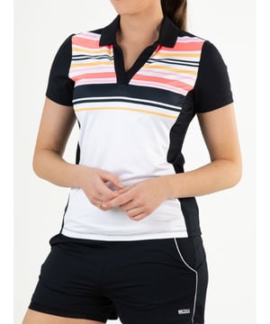 
Sjeng Sports Tennis padel Tenniskleding Shirts polo's van het materiaal en in de kleur Marine.
