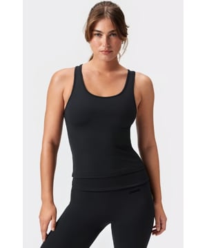 
Stronger Training Sporttops van het materiaal en in de kleur Zwart.