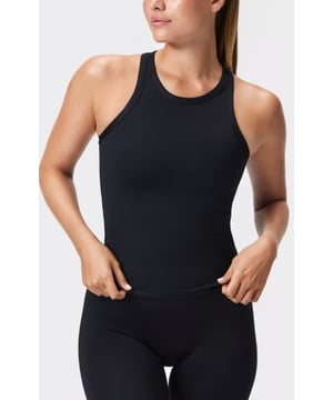 
Stronger Training Sporttops van het materiaal en in de kleur Zwart.