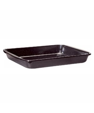 
<p><strong>Korte omschrijving Riess Ovenschaal - Laag - 42 x 33 x 4.5 cm - Zwart</strong></p>
<ul>
<li>Merk Riess</li>
<li>Materiaal RVS</li>
<li>Kleur Zwart</li>
<li>Afmeting 42 x 33 cm</li>
<li>Krasbestendig Nee</li>
<li>Vaatwasserbestendig Ja</li>
<li>Inclusief Deksel Nee</li>
<li>Geschikt voor Oven</li>
</ul>
<p><strong>Uitgebreide omschrijving</strong></p>
<p>Deze Riess ovenschaal is van uitstekende kwaliteit en zeer geschikt voor het braden van verschillende soorten vlees en vis en daarnaast ook voor bereiden van complete maaltijden. Het is gemaakt van geëmailleerd plaatstaal waardoor de schaal niet alleen in de oven maar ook in de vaatwasser kan. Met een klein beetje boter of olie kunt u uw maaltijden al braden in deze schaal, wat het een stuk gezonder maakt. Daarnaast kan door de speciale antiaanbaklaag uw eten niet snel aanbranden of vast plakken. De schaal heeft een afmeting van 43 x 33 x 4,5 cm.</p>