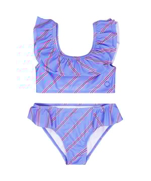 
Tumble & Dry zomer bikini meisjes - blauw gestreept - Planello

Materiaal 86% Polyester, 14% Elastane