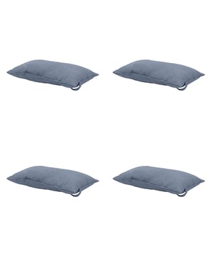 
Madison Tuinkussens – Set van 4 | Comfort en Stijl voor jouw TuinGeef je tuinmeubelen een stijlvolle en comfortabele upgrade met deze set van 4 Madison tuinkussens. Madison, een gerenommeerd Nederlands merk, staat bekend om hoogwaardige kussens die zowel comfort als duurzaamheid bieden.Deze kussens zijn gemaakt van kwalitatieve materialen die bestand zijn tegen verschillende weersomstandigheden. De zachte, goed gevulde vulling zorgt voor optimaal zitcomfort, terwijl de stevige stof langdurig mooi blijft. Dankzij de neutrale en tijdloze ontwerpen passen deze tuinkussens perfect bij verschillende tuinsets en stijlen.Voordelen van de Madison tuinkussens: Set van 4 – ideaal voor complete tuinsets Hoogwaardige materialen en uitstekende afwerking Comfortabele vulling voor extra zitgemak Duurzaam en weerbestendig Geschikt voor diverse buitenmeubelenCreëer een sfeervolle en comfortabele buitenruimte met de tuinkussens van Madison! - Afmeting: Ca. 24x40 cm - Kleur: Blauw - Materiaal: Katoen