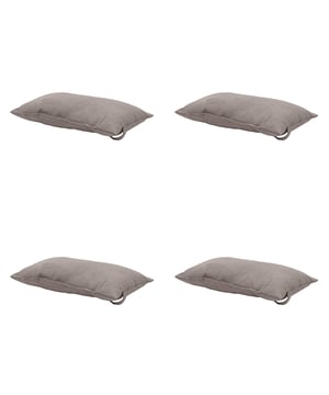 
Madison Tuinkussens – Set van 4 | Comfort en Stijl voor jouw TuinGeef je tuinmeubelen een stijlvolle en comfortabele upgrade met deze set van 4 Madison tuinkussens. Madison, een gerenommeerd Nederlands merk, staat bekend om hoogwaardige kussens die zowel comfort als duurzaamheid bieden.Deze kussens zijn gemaakt van kwalitatieve materialen die bestand zijn tegen verschillende weersomstandigheden. De zachte, goed gevulde vulling zorgt voor optimaal zitcomfort, terwijl de stevige stof langdurig mooi blijft. Dankzij de neutrale en tijdloze ontwerpen passen deze tuinkussens perfect bij verschillende tuinsets en stijlen.Voordelen van de Madison tuinkussens: Set van 4 – ideaal voor complete tuinsets Hoogwaardige materialen en uitstekende afwerking Comfortabele vulling voor extra zitgemak Duurzaam en weerbestendig Geschikt voor diverse buitenmeubelenCreëer een sfeervolle en comfortabele buitenruimte met de tuinkussens van Madison! - Afmeting: Ca. 24x40 cm - Kleur: Taupe - Materiaal: Katoen