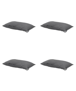 
Madison Tuinkussens – Set van 4 | Comfort en Stijl voor jouw TuinGeef je tuinmeubelen een stijlvolle en comfortabele upgrade met deze set van 4 Madison tuinkussens. Madison, een gerenommeerd Nederlands merk, staat bekend om hoogwaardige kussens die zowel comfort als duurzaamheid bieden.Deze kussens zijn gemaakt van kwalitatieve materialen die bestand zijn tegen verschillende weersomstandigheden. De zachte, goed gevulde vulling zorgt voor optimaal zitcomfort, terwijl de stevige stof langdurig mooi blijft. Dankzij de neutrale en tijdloze ontwerpen passen deze tuinkussens perfect bij verschillende tuinsets en stijlen.Voordelen van de Madison tuinkussens: Set van 4 – ideaal voor complete tuinsets Hoogwaardige materialen en uitstekende afwerking Comfortabele vulling voor extra zitgemak Duurzaam en weerbestendig Geschikt voor diverse buitenmeubelenCreëer een sfeervolle en comfortabele buitenruimte met de tuinkussens van Madison! - Afmeting: Ca. 24x40 cm - Kleur: Grijs - Materiaal: Katoen
