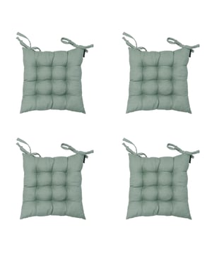 
Madison Tuinkussens – Set van 4 | Comfort en Stijl voor jouw TuinGeef je tuinmeubelen een stijlvolle en comfortabele upgrade met deze set van 4 Madison tuinkussens. Madison, een gerenommeerd Nederlands merk, staat bekend om hoogwaardige kussens die zowel comfort als duurzaamheid bieden.Deze kussens zijn gemaakt van kwalitatieve materialen die bestand zijn tegen verschillende weersomstandigheden. De zachte, goed gevulde vulling zorgt voor optimaal zitcomfort, terwijl de stevige stof langdurig mooi blijft. Dankzij de neutrale en tijdloze ontwerpen passen deze tuinkussens perfect bij verschillende tuinsets en stijlen.Voordelen van de Madison tuinkussens: Set van 4 – ideaal voor complete tuinsets Hoogwaardige materialen en uitstekende afwerking Comfortabele vulling voor extra zitgemak Duurzaam en weerbestendig Geschikt voor diverse buitenmeubelenCreëer een sfeervolle en comfortabele buitenruimte met de tuinkussens van Madison! - Afmeting: Ca. 46x46 cm - Kleur: Groen - Materiaal: Katoen