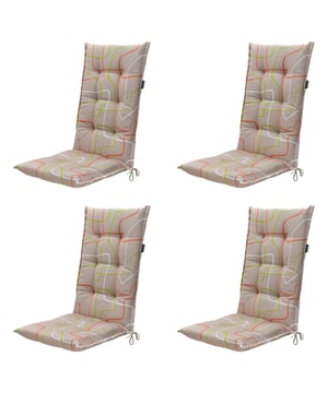 
Madison Tuinkussens – Set van 4 | Comfort en Stijl voor jouw TuinGeef je tuinmeubelen een stijlvolle en comfortabele upgrade met deze set van 4 Madison tuinkussens. Madison, een gerenommeerd Nederlands merk, staat bekend om hoogwaardige kussens die zowel comfort als duurzaamheid bieden.Deze kussens zijn gemaakt van kwalitatieve materialen die bestand zijn tegen verschillende weersomstandigheden. De zachte, goed gevulde vulling zorgt voor optimaal zitcomfort, terwijl de stevige stof langdurig mooi blijft. Dankzij de neutrale en tijdloze ontwerpen passen deze tuinkussens perfect bij verschillende tuinsets en stijlen.Voordelen van de Madison tuinkussens: Set van 4 – ideaal voor complete tuinsets Hoogwaardige materialen en uitstekende afwerking Comfortabele vulling voor extra zitgemak Duurzaam en weerbestendig Geschikt voor diverse buitenmeubelenCreëer een sfeervolle en comfortabele buitenruimte met de tuinkussens van Madison! - Afmeting: Ca. 123x50 cm - Kleur: Rood - Materiaal: Katoen