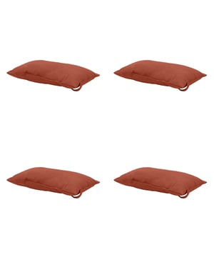 
Madison Tuinkussens – Set van 4 | Comfort en Stijl voor jouw TuinGeef je tuinmeubelen een stijlvolle en comfortabele upgrade met deze set van 4 Madison tuinkussens. Madison, een gerenommeerd Nederlands merk, staat bekend om hoogwaardige kussens die zowel comfort als duurzaamheid bieden.Deze kussens zijn gemaakt van kwalitatieve materialen die bestand zijn tegen verschillende weersomstandigheden. De zachte, goed gevulde vulling zorgt voor optimaal zitcomfort, terwijl de stevige stof langdurig mooi blijft. Dankzij de neutrale en tijdloze ontwerpen passen deze tuinkussens perfect bij verschillende tuinsets en stijlen.Voordelen van de Madison tuinkussens: Set van 4 – ideaal voor complete tuinsets Hoogwaardige materialen en uitstekende afwerking Comfortabele vulling voor extra zitgemak Duurzaam en weerbestendig Geschikt voor diverse buitenmeubelenCreëer een sfeervolle en comfortabele buitenruimte met de tuinkussens van Madison! - Afmeting: Ca. 24x40 cm - Kleur: Rood - Materiaal: Katoen