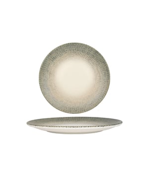 
Geïnspireerd door de zee en schelpen, is de Sway-collectie zorgvuldig ontworpen. Met deze collectie garanderen wij een uitstekende adembenemende presentatie van uw gerechten.Specificaties:- Magnetron en oven veilig: dankzij onze duurzame grondstoffen en uitgebreide R&D-inspanningen; kunnen onze producten veilig worden gebruikt in de magnetron en oven, zelfs voor de hoge temperatuurvereisten van restaurants.- Vaatwasserbestendig: de horeca vraagt ​​om snelle service-to-cleaning cycli. Ons hoogbestendige beglazingsproces beschermt alle Bonna-producten in een zeer corrosieve industriële vaatwasseromgeving om te voldoen aan de snelle cyclusbehoeften.- Thermische schokbestendig: onze producten zijn duurzaam tegen plotselinge temperatuurschommelingen en onder extreme temperatuuromstandigheden in de keuken met een hard glazuuroppervlak en hoogwaardige grondstoffen.- Glazuurschade resistent: Krassen zijn een veelvoorkomend probleem in de food- en cateringsector. Dankzij onze uitgebreide R&D-inspanningen; biedt onze ultramoderne beglazingstechniek een hoge krasbestendigheid in al onze producten.- Edge Chip Garantie: Het gehele Bonna-productassortiment geïdentificeerd met de "b" daagt de strengste normen uit en kan jarenlang worden gebruikt door te voldoen aan de eisen van de Horeca-industrie.Materiaal: PorseleinKleur: Multicolour