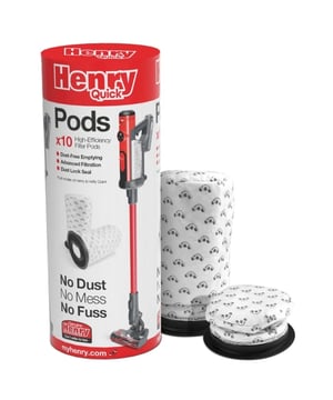 
<h3>Numatic Quick Pods - stofzuigerzakken</h3>
<ul>
<li>Gemaakt van 60% gerecycled materiaal </li>
<li>Hygiënisch, stofvrij legen </li>
<li>Blijft er schoon uitzien </li>
<li>Verpakkingsinhoud: 10 stuks </li>
<li>Alleen geschikt voor de Henry en Hetty steelstofzuigers </li>
</ul>
<h3>Uitgebreide omschrijving</h3>
<p>Maak kennis met Numatic Quick Pods, de milieuvriendelijke oplossing voor al je schoonmaakbehoeften! Deze stofzuigerzakken zijn gemaakt van 60% gerecycled materiaal en zijn niet alleen milieubewust, maar ook uiterst efficiënt. Speciaal ontworpen voor gebruik met Henry en Hetty steelstofzuigers, zorgen ze voor een perfecte pasvorm en een probleemloze reinigingservaring.</p>
<p>Bij Numatic Quick Pods staat hygiëne voorop. Zeg maar dag tegen rommelige leg-sessies - deze stofzuigerzakken beschikken over een handig, stofvrij legen mechanisme, waardoor je handen en omgeving te allen tijde schoon blijven. Je kunt nu je stofzuiger legen zonder je zorgen te maken over stofwolken of morsen.</p>
<p>Het behouden van een schone uitstraling is moeiteloos met Numatic Quick Pods. Hun strakke ontwerp zorgt ervoor dat je stofzuiger er vlekkeloos uitziet, waardoor de esthetische aantrekkingskracht wordt verhoogd terwijl vuil en vuil efficiënt worden opgevangen. Je hebt altijd een nette en representatieve schoonmaakpartner aan je zijde.</p>
<p>Elke verpakking bevat 10 Numatic Quick Pods, waardoor je een ruime voorraad hebt voor meerdere schoonmaaksessies. Of het nu gaat om een snelle opfrisbeurt of een grondige reiniging, je hebt meer dan genoeg stofzuigerzakken om elke klus aan te pakken.</p>
<p>Upgrade je schoonmaakroutine met Numatic Quick Pods - de ideale combinatie van duurzaamheid, hygiëne en gemak. Houd je Henry en Hetty in topconditie en geniet van een moeiteloze schoonmaakervaring!</p>
<h3> </h3>