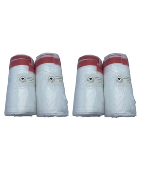 
4 rollen transparante vuilniszakken a 35 stuks geschikt voor alle merken afvalscheidingsprullenbakken van 70 liter of meer. Voor merken zoals Homra, 4cookz, Joseph Joseph, etc  Deze prullenbakken kenmerken zich doordat ze een brede ring hebben en hierdoor standaard komo zakken niet geschikt zijn omdat de breedte van de ring te groot is. Hiervoor hebben we speciale afvalzakken laten maken. Voorzien van praktisch sluitkoord. 140 stuks dus genoeg voor twee jaar lang afval scheiden in een gezinsomgeving. De zakken zijn geschikt voor plastic afval maar ook voor gewoon afval.Geschikt voor onder andere de merken 4cookz®, Homra, Relaxdays, JosephJosephKenmerken:Kleur: TransparantVoorzien van sluitkoord140 stuksAfmeting:  55X76 cmDikte:  26.7micCapaciteit 35 ltr4cookz® - plezier aan koken4cookz® staat voor alles voor de kok: Of het nou gaat om een mooie prullenbak of BBQ accessoires , plezier aan koken krijg je met goede spullen. Als je gewoon functioneel moet koken voor het gezin, houdt van uitgebreid koken als hobby kok of als je professioneel als kok bezig bent, 4cookz® heeft een breed scala aan mooie kook tools. 4cookz® is onderdeel van 4Goodz, een Nederlandse importeur van diverse productgroepen waaronder kook spullen. Het staat voor kwaliteit, trends en innoverende producten en technieken en constante vernieuwing. - Afmeting: - Kleur: Transparant - Materiaal: Kunststof