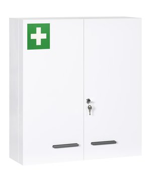 
Voor gezinnen met kinderen en huisdieren is het belangrijk om medische voorschriften en medicijnen bij de hand te hebben. Daarom is dit medicijnkastje van kleankin een must voor elk huishouden! De medicijnkast biedt opbergruimte op zes niveaus, waardoor medicijnen overzichtelijk geordend en van elkaar gescheiden kunnen worden. De EHBO-kruissticker is op de voorkant geplaatst voor gemakkelijke identificatie in geval van nood.Omschrijving:6 interne planken voor een efficiënte organisatie Veilig sluitsysteem met twee sleutels, ideaal voor huizen met kinderen en huisdieren Aan de achterkant van de deur bevinden zich 3 kleinere vakken voor het opbergen van kleinere medicijnverpakkingen EHBO kruis sticker kan op de deur geplakt worden Ruimtebesparende wandmontage Geen montage nodigTechnische specificaties: Kleur wit Materiaal: koudgewalst staal Totale afmetingen: 55B x 18D x 60H cm Deurafmetingen: 27,5B x 5,5D x 60H cm Afmetingen per plank: 30B x 5D x 20H cm Laadvermogen: 30 kg (totaal), 5 kg (elk compartiment) VoordelenAfsluitbare medicijnkast: Deze kast, uitgerust met 2 sleutels, kan worden afgesloten om alle eerste-hulp middelen en medicijnen buiten bereik te houden en zo accidentele inname te vermijden. Ideaal voor huishoudens met huisdieren en kinderen.Duurzame materialen: Deze kast is gemaakt van staal met een gelakte afwerking die water- en roestbestendig is. Daarom kan hij in uw badkamer bewaard worden en over een lange periode gebruikt worden.Drielaagse opbergruimte: Drie planken bieden drielaagse opbergruimte voor een efficiënte organisatie, ideaal voor het bewaren van een verscheidenheid aan pillen, recepten en eerste-hulp inhoud.Ontwerp voor wandmontage: Deze medicijnkast kan aan de muur worden gemonteerd en bespaart vloerruimte in uw huis.Afmetingen: 55B x 18D x 60H cm.Draagvermogen: 5 kg.Geen montage nodig, het kastje wordt als geheel geleverd. - Afmeting: - Kleur: Wit - Materiaal: RVS