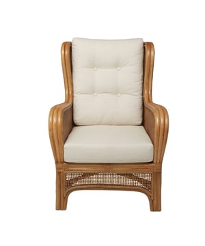 
Productkenmerken: Gemaakt van rotan, multiplex en stof.Tijdloos design.Rotan fauteuil met kussens.Hoge rugleuning voor hoofdsteun.Meubel zonder montage.Productafmetingen: Lengte 70 cm x Diepte 90 cm x Hoogte 101 cm - Netto gewicht: 16 kg. Pakketafmetingen: Pakket nr.1: Lengte 72 cm x Hoogte 103 cm x Diepte 92 cm - Bruto gewicht: 18 kg. Merk: Signature Kleur: Beige
