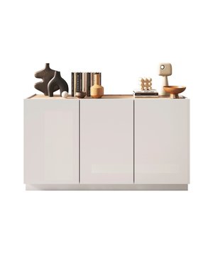 
Productkenmerken: Eersteklas spaanplaten, dikte 16mm, afgewerkt met melamine coating. Socle van spaanplaten. 3 deuren, 2 houten planken. Italiaanse fabricage. Verkrijgbaar in 3 kleuren: Brons / Eiken Mercurius Wit hoogglans gelakt / Eiken Mercurius Wit hoogglans gelakt / Eiken Cadix. Productafmetingen: Lengte 155 cm x Breedte 40 cm x Hoogte 87 cm - Nettogewicht: 51,06 kg. Verpakkingsafmetingen: Pakket nr. 1: Lengte 161,5 cm x Hoogte 42 cm x Diepte 8 cm - Bruto gewicht: 27 kg. Pakket nr. 2: Lengte 100 cm x Hoogte 54 cm x Diepte 11 cm - Bruto gewicht: 25,1 kg. Totaal bruto gewicht: 52,1 kg. Merk: CaliCosy Kleur: Wooden Effect
