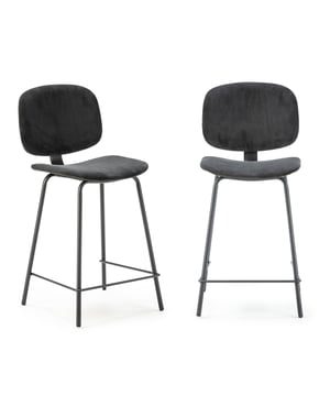 
Productkenmerken: Set van 2 stoelen.Zit- en rugleuning: Stof, poten van zwart gelakt metaal.Bekleding: 92% PES 8% PA.Zittingdichtheid: 28 kg schuim.Rugleuningdichtheid: 28 kg schuim.Productafmetingen: Lengte 44 cm x Breedte 50 cm x Hoogte 65/98 cm - Nettogewicht: 6,6 kg. Totaal nettogewicht: 13,2 kg. Pakketafmetingen: Pakket nr.1: Lengte 69 cm x Diepte 50 cm x Hoogte 46 cm - Bruto gewicht: 14,9 kg. Merk: CaliCosy Kleur: Black