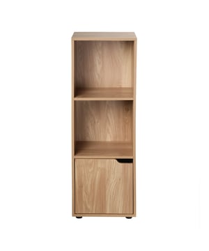
Bent u op zoek naar een meubelstuk om uw documenten, kranten of andere persoonlijke voorwerpen in op te bergen? In een warme houten afwerking, zal het een moderne en eigentijdse uitstraling geven aan uw woonkamer of slaapkamer, het past in al uw kamers.3 compartimenten met een deur, geschikt voor alle ruimtes, klein of groot. Materiaal: MDFD Afmetingen: 30,7 cm x 29 cm x H 90,8 cm Gewicht: 9500 g Merk: CaliCosy Kleur: Wooden Effect