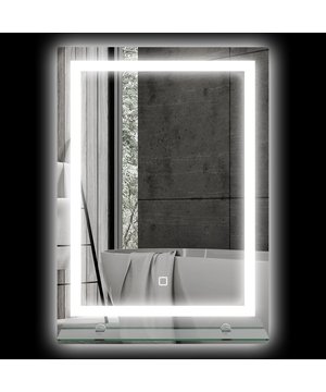 
Moderne elegantie voor uw badkamer. Onze LED-badkamerspiegel combineert mooi design met slimme gebruiksvriendelijkheid voor elke dag. Het frame is gemaakt van roestvrij en lichtgewicht aluminium. In de grote wandspiegel is een rechthoekige LED-strip geïntegreerd die zacht, onopvallend licht geeft KernpuntenModerne badkamerspiegel: Een elegante badkamerspiegel met geïntegreerde LED-verlichting en bijpassende plank. Met IP44 beschermingsklasse perfect voor bad en vochtige ruimtesMet plank: Uw badkamerspiegel is uitgerust met een handige glazen plank waarop tandenborstel, tandpasta en andere badkamerartikelen hun plaats vindenGemakkelijk te gebruiken: In- en uitschakelen gaat elegant via het geïntegreerde touch-veld van de spiegelWandmontage: Uw badkamerspiegel met verlichting kan snel en gemakkelijk aan de muur worden bevestigd. Het benodigde montagemateriaal is inbegrepenKleurtemperatuur van de badkamerspiegel 3000k/4500k/6500kTechnische specificaties: Kleur: Zilver Materiaal: Aluminium, gehard glas, kunststof Totale afmetingen: 50L x 2,7B x 70H cm Afmetingen van de plank: 46L x 12B cm Vermogen: 20W Beschermingsklasse: IP44 Kabellengte: 0,45 m Max. belastbaarheid: 3 kgLED badkamerspiegel (draad aangesloten, stekker niet inbegrepen) - Afmeting: - Kleur: Zilverkleurig - Materiaal: Glas