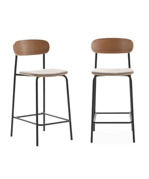 
Productkenmerken: Set van 2 stoelen.Zitvlak: Stof.Rugleuning: Hout.Onderstel van gelakt metaal.Bekleding: 30% polyester en 4% nylon.Zittingdichtheid: 38 kg schuim.Productafmetingen: Lengte 42 cm x Breedte 48 cm x Hoogte 66/94,5 cm - Nettogewicht: 6,5 kg. Totaal nettogewicht: 13 kg.Pakketafmetingen: Pakket nr.1: Lengte 91 cm x Diepte 67 cm x Hoogte 14 cm - Bruto gewicht: 15,4 kg. Merk: CaliCosy Kleur: Grey