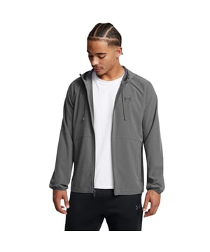 
Under Armour Stretch Woven Windbreaker Sportvest Heren Grijs S