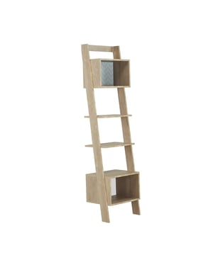 
Producteigenschappen:Wil je een beetje originaliteit en plezier in je kamer brengen? De boekenkast Larvik is perfect om uw boeken en decoratieve voorwerpen in te zetten. De kleuren wit en blond eikenhout, met een blauwe toets en een geometrisch patroon, geven de kast een zeer moderne uitstraling. De romp en de voorkant van het toestel zijn gemaakt van spaanplaat dat bekleed is met wit of kobaltblauw imitatie-eikenpapier. De randen zijn ook versierd met zeefdruk > op sommige van de ruggen van de toestellen. Afmetingen: B48 x H180 x D34 Samenstelling: spaanplaat bekleed met wit of effen eiken imitatiepapier of effen kobaltblauw Merk: CaliCosy Kleur: Wooden Effect