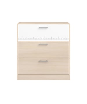 
Origineel en modern, deze Commode met 3 lades in lichte houtkleur en wit, met een breedte van 78 cm - Charly zal het verschil maken in uw interieur! Dankzij de 3 lades kunt u gemakkelijk uw spullen binnen handbereik plaatsen, evenals decoratie bovenop het meubel. Het is geschikt voor zowel volwassenen als kinderen. Gemaakt van Franse materialen, is deze commode duurzaam en bestand tegen de tand des tijds. Productkenmerken: - Commode met 3 lades gemaakt van spaanplaat met een acacia-print - Voorste lade gemaakt van spaanplaat met witte melamine coating en 'graduations' zeefdruk - Handgrepen van plastic met een matte chromen afwerking Materialen: Spaanplaat en vezelplaat voor de achterkant Herkomst: Gemaakt in Frankrijk Productafmetingen: Lengte 78 cm x Breedte 39,8 cm x Hoogte 82,1 cm - Netto gewicht: 25 kg Verpakkingsafmetingen: Lengte 41,3 cm x Hoogte 13,9 cm x Diepte 90,4 cm - Brutogewicht: 25 kg Merk: CaliCosy Kleur: Wooden Effect