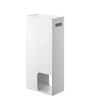 
Ontdek onze Toiletrolhouder - L23 cm. Perfect om uw toiletpapierrollen georganiseerd en decoratief op te bergen. De houder heeft een opening waardoor u het toiletpapier kunt verdelen. Productkenmerken: Hoofdmateriaal: Staal. Deksel bovenop om accessoires naar keuze te plaatsen. Productafmetingen: Lengte 23 cm x Hoogte 48 cm x Diepte 12,5 cm - Nettogewicht: 2,5 kg. Verpakkingsafmetingen: Verpakking nr. 1: Hoogte 51 cm x Breedte 24,5 cm x Diepte 14 cm - Brutogewicht: 2,8 kg. Merk: CaliCosy Kleur: White