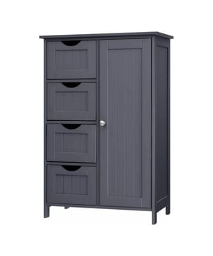 
Kenmerken van het product: Van MDF. 4 laden. 1 deur met 1 interne plank. Productafmetingen: Lengte 55 cm x Hoogte 81 cm x Diepte 30 cm - Nettogewicht: 12,5 kg. Verpakkingsafmetingen: Pakket nr. 1: Hoogte 15,5 cm x Breedte 89,5 cm x Diepte 36 cm - Bruto gewicht: 14,2 kg. Merk: CaliCosy Kleur: Blue