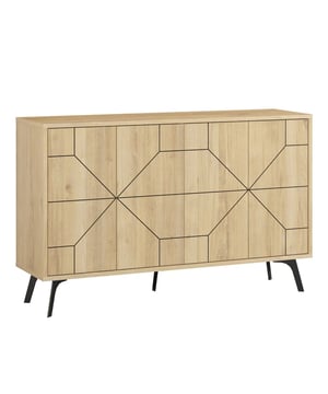 
Productkenmerken: Deze console is gemaakt van 100% melamine spaanplaat. Gecertificeerd met het FSC-label, wat aangeeft dat het product is gemaakt van 100% gerecycled hout uit duurzaam beheerde bossen. Hoogte van de poten: 15 cm. Draagvermogen: 60 kg. Productafmetingen: breedte 35 cm x lengte 123 cm x hoogte 62,4 cm - Nettogewicht: 41,71 kg. Verpakkingsafmetingen: Verpakking nr. 1: lengte 132 cm x hoogte 40 cm x diepte 16 cm - Bruto gewicht: 26 kg. Verpakking nr. 2: lengte 69 cm x hoogte 35 cm x diepte 19 cm - Bruto gewicht: 17 kg. Totaal bruto gewicht: 43 kg. Merk: CaliCosy Kleur: Wooden Effect