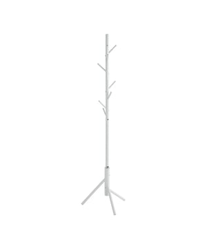 
Productkenmerken: Kapstok van wit gelakte stalen buis met 8 haken. Maximale draaglast per haak: 5 kg. Zelf te monteren. Productafmetingen: Lengte 48 cm x breedte 48 cm x hoogte 173 cm - Nettogewicht: 2,22 kg. Verpakkingsafmetingen: Pakket nr.1: Lengte 47 cm x breedte 10,5 cm x hoogte 10 cm - Bruto gewicht: 2,5 kg.  Merk: CaliCosy Kleur: White