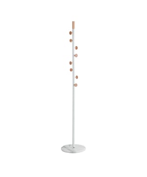 
Productkenmerken:Kapstok van wit gelakte stalen buis. 8 haken van natuurlijk massief beukenhout. Voet van wit marmer. Maximale belasting per haak: 5 kg. Zelf te monteren. Productafmetingen: Lengte 35 cm x breedte 35 cm x hoogte 178 cm - Nettogewicht: 6,93 kg.Verpakkingsafmetingen:Pakket nr.1: Lengte 44 cm x breedte 89 cm x hoogte 5,5 cm - Bruto gewicht: 7,7 kg.  Merk: CaliCosy Kleur: Wooden Effect