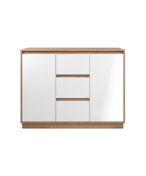 
Productkenmerken: Dressoir met 2 deuren. 3 laden. 1 plank achter elke deur. Panelen van 15 mm. Gestructureerd beton / Glanzend wit. Spaanplaat en MDF, afgewerkt met melamine of papier. Productafmetingen: Lengte 117 cm x Breedte 40 cm x Hoogte 80 cm - Nettogewicht: 42 kg. Pakketafmetingen:Pakket nr.1: Lengte 124 cm x Hoogte 10 cm x Diepte 42 cm - Bruto gewicht: 30 kg.Pakket nr.2: Lengte 90 cm x Hoogte 6,5 cm x Diepte 41 cm - Bruto gewicht: 16 kg. Merk: CaliCosy Kleur: Wooden Effect