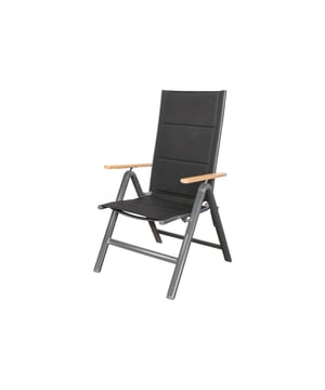 
Laat je tuin of balkon stralen met de tuinmeubels van SenS-Line. Het is weer tijd om massaal van de buitenlucht te genieten. En wat is nou een betere plek om dit te doen dan in je eigen tuin. Breng stijl en comfort naar je buitenruimte met onze onweerstaanbare collectie tuinmeubels. Of je nu kiest voor een gezellige loungeset, een picknicktafel voor kinderen of een elegant bistrosetje, wij hebben alles om van je tuin een plek te maken waar ontspanning en plezier hand in hand gaan.Belangrijkste informatie over het artikel: Aluminium frame.hout-look armleuningen. - Afmeting: 65x62x110 - Kleur: Zwart - Materiaal: Aluminium