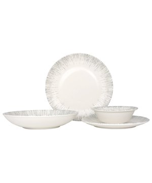 
Hoewel sommige presentaties vijf zintuigen aanspreken, begint het plezier altijd bij het zien. Gebruik de plaat als canvas en vestig alle aandacht op je presentatie met IRIS. IRIS Collection is ontworpen voor chef-koks die een kleurrijke en getextureerde route uitstippelen naar het genot van smaken...Deze set bevat:- 6 dessert borden 23 cm- 6 diner borden 27 cm- 6 diepborden 25 cm (1300 cc)- 6 kommetjes 16 cm (400 cc)Specificaties:- Magnetron en oven veilig: dankzij onze duurzame grondstoffen en uitgebreide R&D-inspanningen; kunnen onze producten veilig worden gebruikt in de magnetron en oven, zelfs voor de hoge temperatuurvereisten van restaurants.- Vaatwasserbestendig: de horeca vraagt ​​om snelle service-to-cleaning cycli. Ons hoogbestendige beglazingsproces beschermt alle Bonna-producten in een zeer corrosieve industriële vaatwasseromgeving om te voldoen aan de snelle cyclusbehoeften.- Thermische schokbestendig: onze producten zijn duurzaam tegen plotselinge temperatuurschommelingen en onder extreme temperatuuromstandigheden in de keuken met een hard glazuuroppervlak en hoogwaardige grondstoffen.- Glazuurschade resistent: Krassen zijn een veelvoorkomend probleem in de food- en cateringsector. Dankzij onze uitgebreide R&D-inspanningen; biedt onze ultramoderne beglazingstechniek een hoge krasbestendigheid in al onze producten.- Edge Chip Garantie: Het gehele Bonna-productassortiment geïdentificeerd met de "b" daagt de strengste normen uit en kan jarenlang worden gebruikt door te voldoen aan de eisen van de Horeca-industrie.Materiaal: PorseleinKleur: White