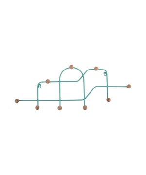 
Coat Rack – Functioneel en trendyDe coat racks van Present Time komen in verschillende vormen en kleuren, perfect passend binnen ons Funky Vibes thema. De houten knoppen in combinatie met een trendkleur zorgen voor een speelse en stijlvolle uitstraling. Liever iets rustigers? Kies dan voor een van de neutrale modellen die een subtiele charme toevoegen aan je ruimte. - Afmeting: 71x4x27 - Kleur: Blauw - Materiaal: Metaal