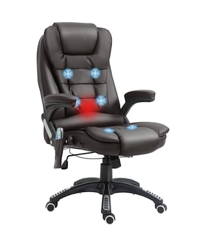 
Ontdek ultiem comfort en functionaliteit met onze luxe massagestoel, exclusief ontworpen voor professionals. Deze veelzijdige bureaustoel combineert een elegant design met innovatieve massagetechnologie om uw werkervaring te verbeteren. De stoel is bekleed met hoogwaardig PU-leer in een smaakvolle bruine afwerking, wat niet alleen voor een luxueuze uitstraling zorgt, maar ook duurzaamheid en eenvoudige reiniging garandeert. De ingebouwde massagefunctie biedt verschillende intensiteitsinstellingen, zodat u altijd kunt genieten van een verkwikkende massage, precies wanneer u die nodig hebt. Bovendien maakt de warmtefunctie het mogelijk om stramme spieren comfortabel te ontspannen, wat een perfecte aanvulling is op lange werkdagen of intensieve vergaderingen.Gemakkelijk te bedienen via een praktische afstandsbediening, brengt de multifunctionele stoel een oase van welzijn en luxe in uw werkruimte. De stevige vijfster poot en de soepel draaiende wielen bieden stabiliteit en mobiliteit, terwijl de ergonomische ondersteuning van rug, nek en armen zorgt voor een gezonde werkhouding. Voeg daaraan toe de verstelbare zithoogte en kantelfunctie, en u heeft een stoel die volledig naar uw behoeften aan te passen is. Verhoog uw productiviteit en welzijn met deze ongeëvenaarde bureaustoel.Voordelen:Verhoogt productiviteit en comfortErgonomische ondersteuning voor rug en nekWarmtefunctie ontspant stramme spierenLuxe bruine afwerking past bij elk kantoorSoepel draaiende wielen voor maximale mobiliteitEenvoudig verstelbare hoogte en kantelfunctieUiterst exclusieve, elegante directiestoel, 360 graden draaibaarOntspanning voor je rug-, bil- en bovenbeenspieren6 vibrerende massagepunten (4 in de rugleuning, 2 in de zitting)Met geïntegreerde verwarmingsfunctie in de zittingZithoogte is traploos verstelbaarErgonomisch gevormde, gepolsterde zitting en rugleuningBekleding van degelijk en eenvoudig te onderhouden kunstleerArmsteunen met lederen bekledingHoogwaardige voet met vijf wielenIncl. afstandsbedieningKantelfunctie voor ontspanning. Opmerking: De kantelfunctie en de ligfunctie kunnen niet tegelijkertijd worden gebruikt.bureaustoel massage|luxe massagestoel|bruine bureaustoel|stoel met warmtefunctie|ergonomische chef-bureaustoel - Afmeting: - Kleur: Zwart - Materiaal: Kunstleer
