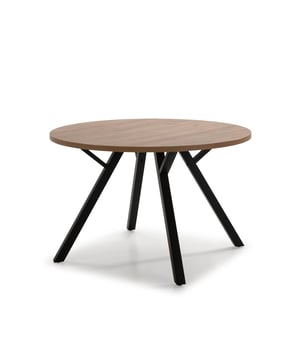 
Productkenmerken: Tafelblad: Melamine gecoate spaanplaat.Poten: Zwart gelakt metaal. Productafmetingen: Lengte 120 cm x Diepte 120 cm x Hoogte 77 cm - Nettogewicht: 34,8 kg.Pakketafmetingen: Pakket nr.1: Lengte 127,5 cm x Diepte 127,5 cm x Hoogte 4,5 cm - Bruto gewicht: 27,5 kg.Pakket nr.2: Lengte 89,5 cm x Diepte 29 cm x Hoogte 6 cm - Bruto gewicht: 8,2 kg.Totaal bruto gewicht: 35,7 kg. Merk: CaliCosy Kleur: Wooden Effect