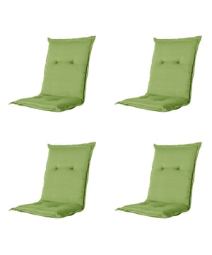 
Madison Tuinkussens – Set van 4 | Comfort en Stijl voor jouw TuinGeef je tuinmeubelen een stijlvolle en comfortabele upgrade met deze set van 4 Madison tuinkussens. Madison, een gerenommeerd Nederlands merk, staat bekend om hoogwaardige kussens die zowel comfort als duurzaamheid bieden.Deze kussens zijn gemaakt van kwalitatieve materialen die bestand zijn tegen verschillende weersomstandigheden. De zachte, goed gevulde vulling zorgt voor optimaal zitcomfort, terwijl de stevige stof langdurig mooi blijft. Dankzij de neutrale en tijdloze ontwerpen passen deze tuinkussens perfect bij verschillende tuinsets en stijlen.Voordelen van de Madison tuinkussens: Set van 4 – ideaal voor complete tuinsets Hoogwaardige materialen en uitstekende afwerking Comfortabele vulling voor extra zitgemak Duurzaam en weerbestendig Geschikt voor diverse buitenmeubelenCreëer een sfeervolle en comfortabele buitenruimte met de tuinkussens van Madison! - Afmeting: Ca. 105x50 cm - Kleur: Groen - Materiaal: Katoen
