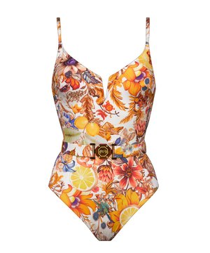 
Exuberance Badpak | Materiaal info: 80% Polyamide 20% Elastaan | Wasinstructie: Handwas niet geschikt voor de droger