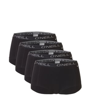
Deze set van 4 O'Neill dames boxershorts biedt de perfecte combinatie van comfort en stijl. Dankzij de zachte stretchstof en de elastische waistband met bedrukt logo sluiten ze perfect aan op het lichaam. Het shortymodel met korte pijp zorgt voor extra bewegingsvrijheid en een fijne pasvorm.