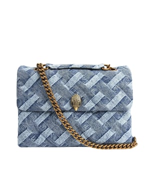 
Kurt Geiger Large Kensington Soft Handtas Denim Dames